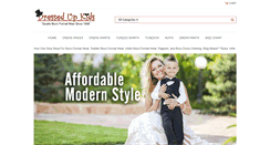 Desktop Screenshot of dressedupkids.com